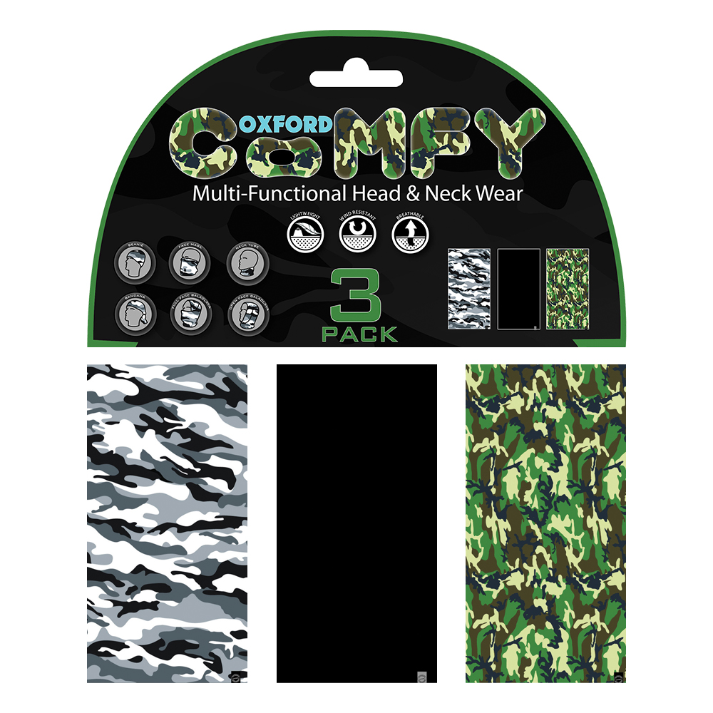 Oxford Comfy Camo 3 Pack